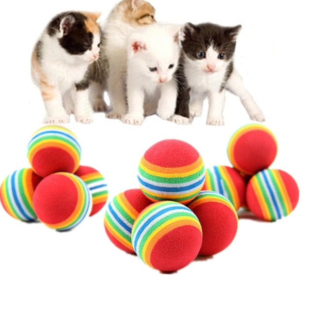 Brinquedo Gato Rainbow Ball Bola Interativa - Lover Pets