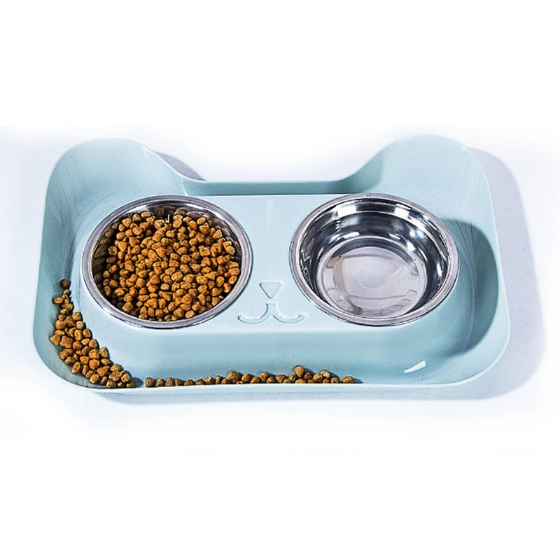 Tigela de inox de pets | Alimentador de cães | Alimentador de gatos - Lover Pets